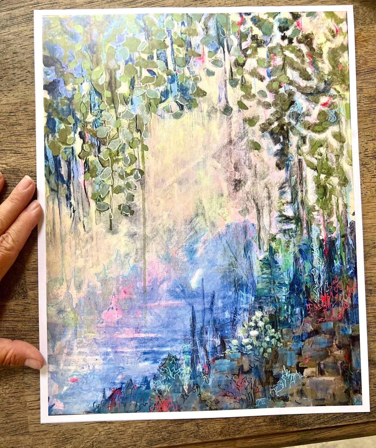 Just By The River Print